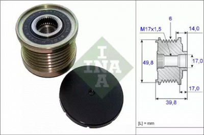 WILMINK GROUP wg1253721 -  Механизм свободного хода генератора